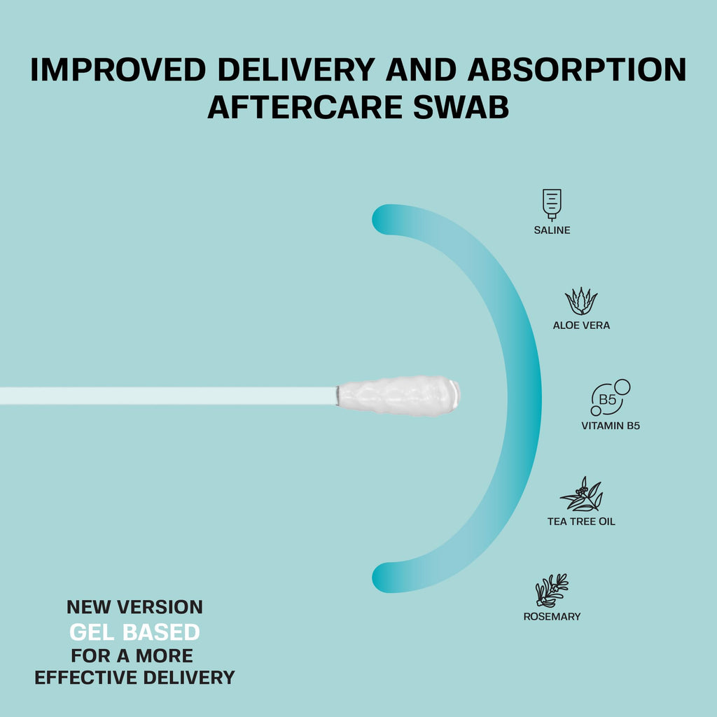 BASE LABORATORIES Keloid Bump Removal Gel Swabs – Piercing Aftercare Gel Swabs (72 Count)