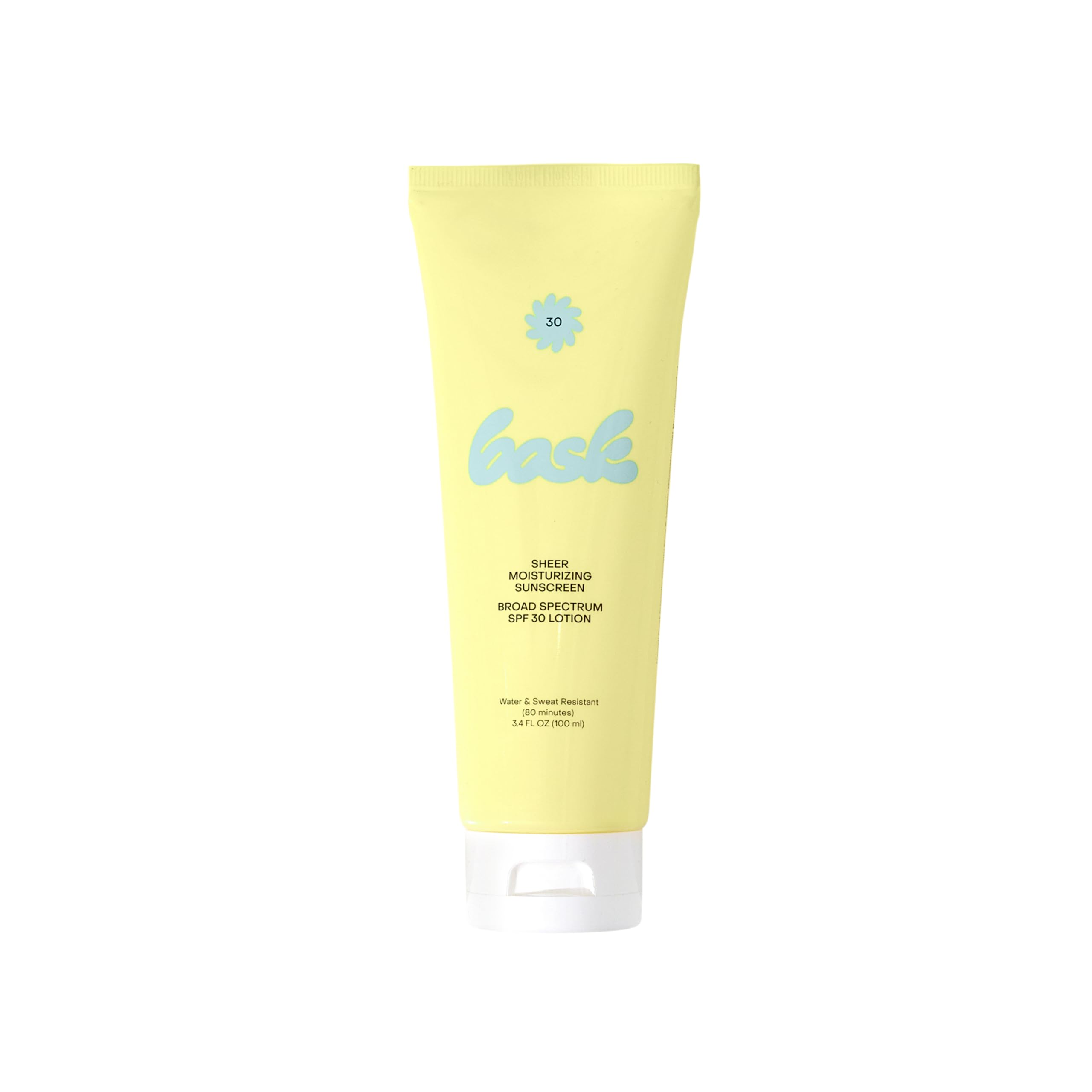 Bask Suncare SPF 30 Sheer Sunscreen Lotion | Broad Spectrum UVA/UVB