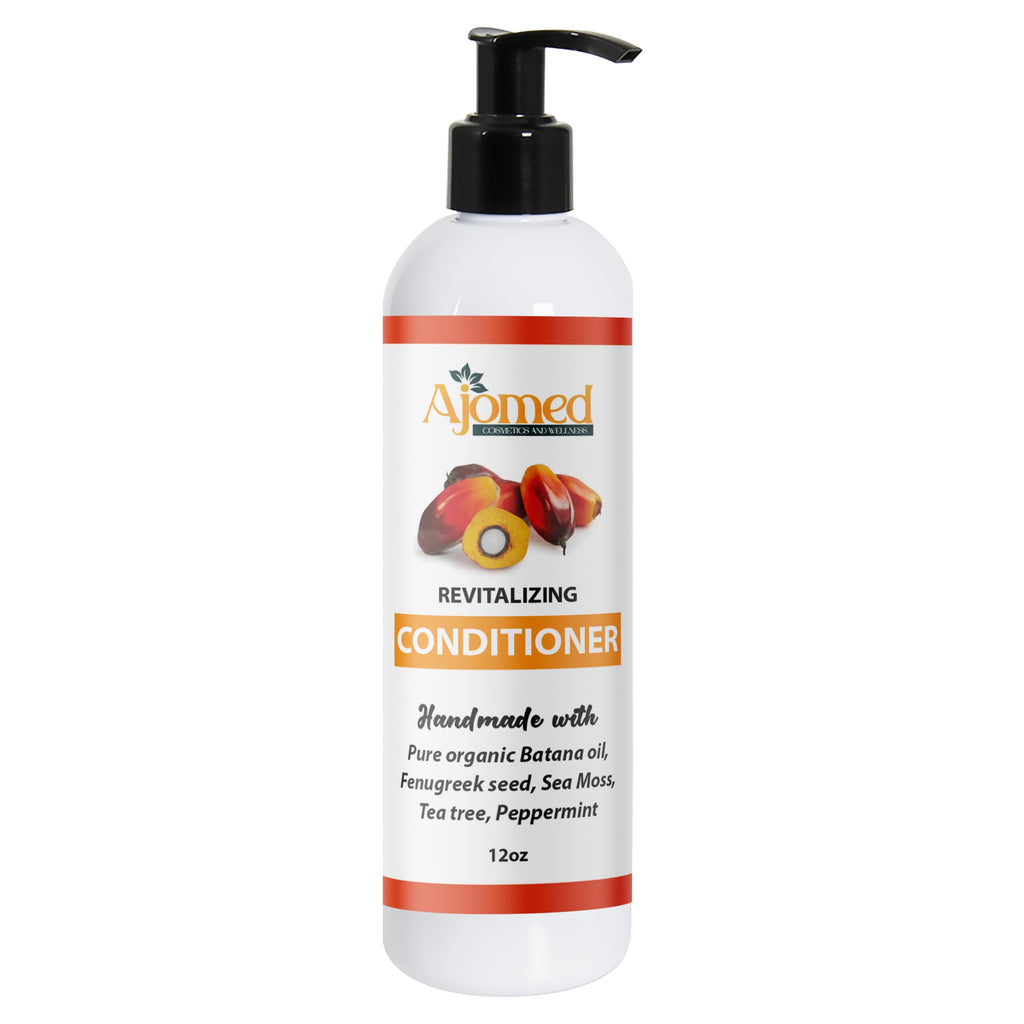 Handmade Batana Oil Shampoo with Sea Moss, Fenugreek & Rosemary | Sulfate-Free & Paraben-Free