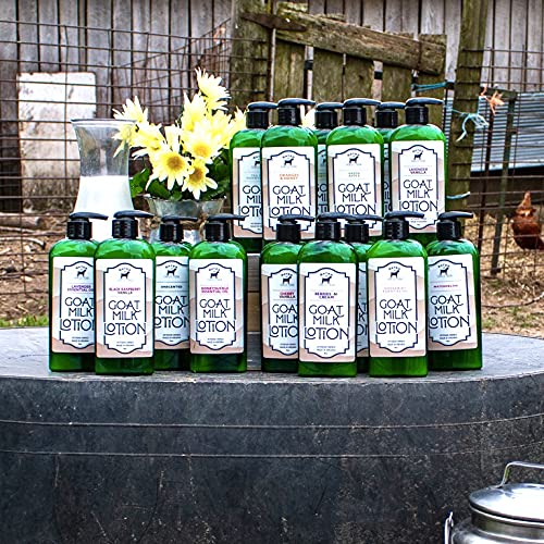 Bates Family Farm Goat Milk Lotion with Peppermint – 8 oz Shea Butter & Essential Oils