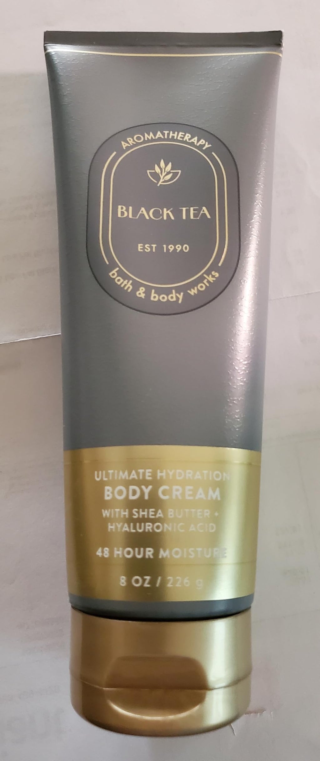 Bath & Body Works Aromatherapy Black Tea Ultimate Hydration Body Cream — Pack of 2 (8 oz each)