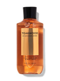 Bath & Body Works Bourbon Men 3-In-1 Hair, Body & Face Wash – Teakwood, 10 oz