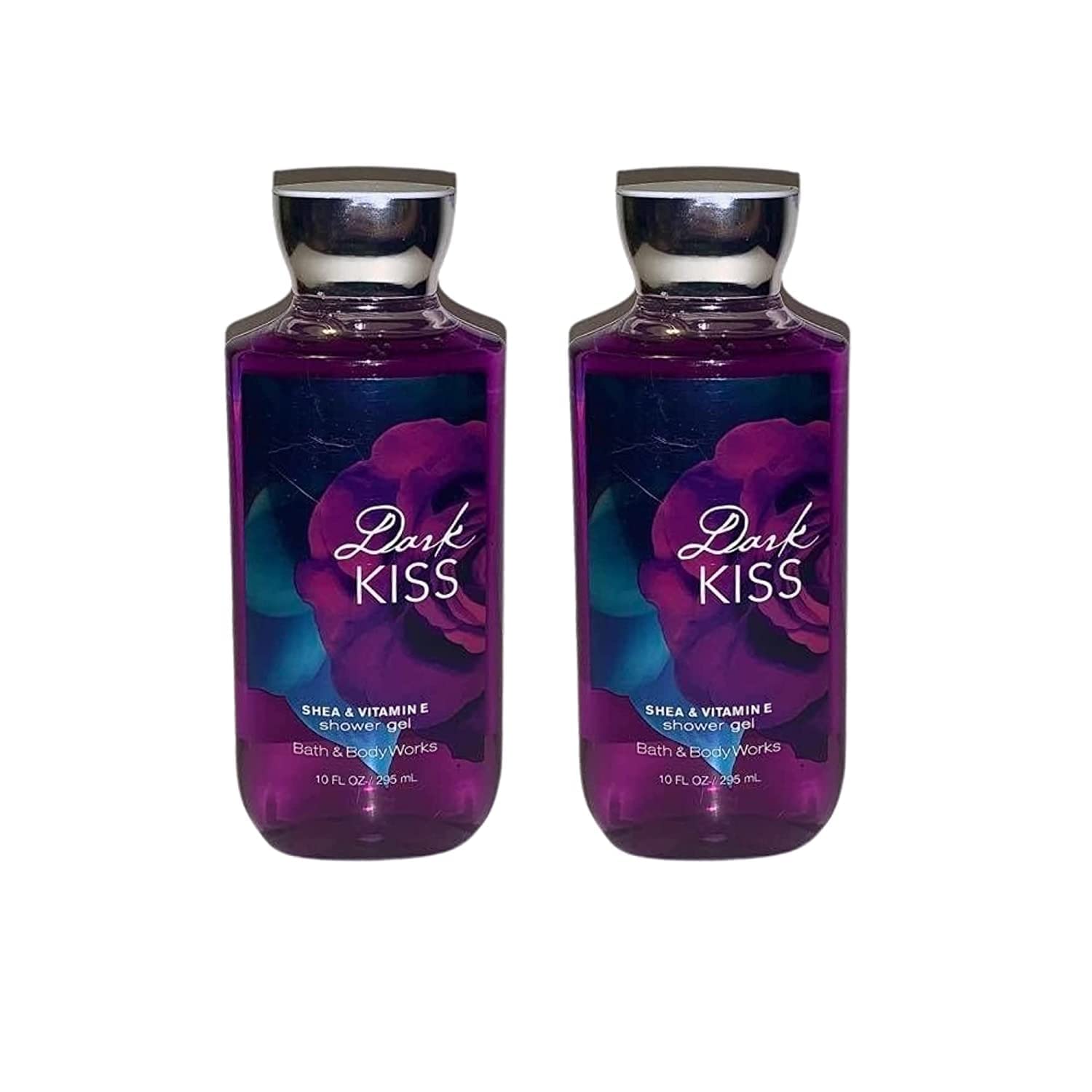 Bath & Body Works Gift Set – 2 x 10 oz Dark Kiss Shower Gel (Multicolor)