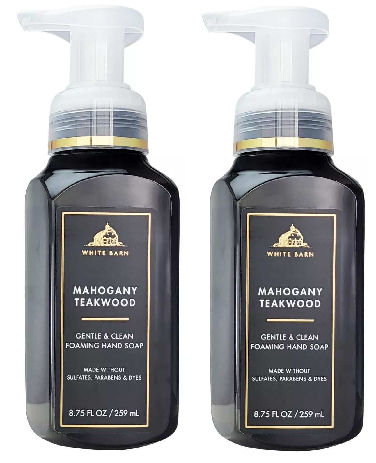 Bath & Body Works Gentle Foaming Hand Soap — 8.75 oz, 2-Pack | Mahogany Teakwoods