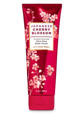 Bath & Body Works Japanese Cherry Blossom Gift Set — Moisturizing Body Wash, Fragrance Mist & Ultra Shea Cream (3 pc)