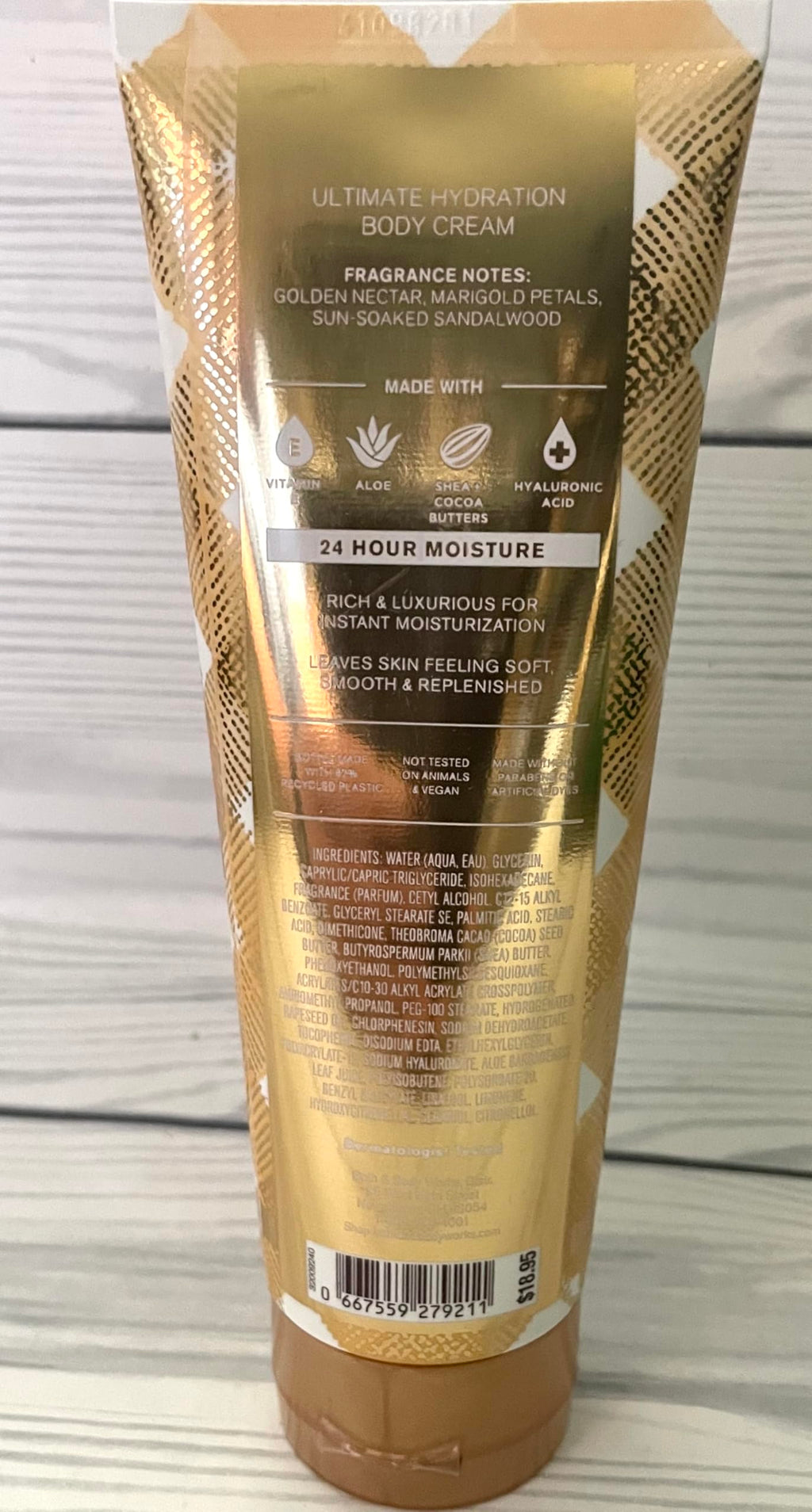 Bath & Body Works Gingham Glow Ultimate Hydration Body Cream – 8 oz, Pack of 2