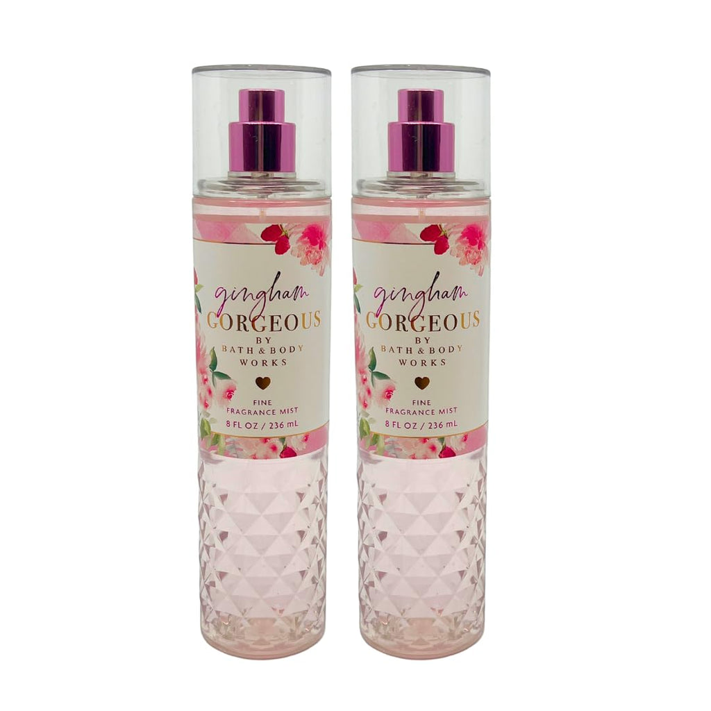 Bath & Body Works Gingham Gorgeous Mist – 8 Fl Oz x 2-Pack (2023 Limited Edition Gift Set)