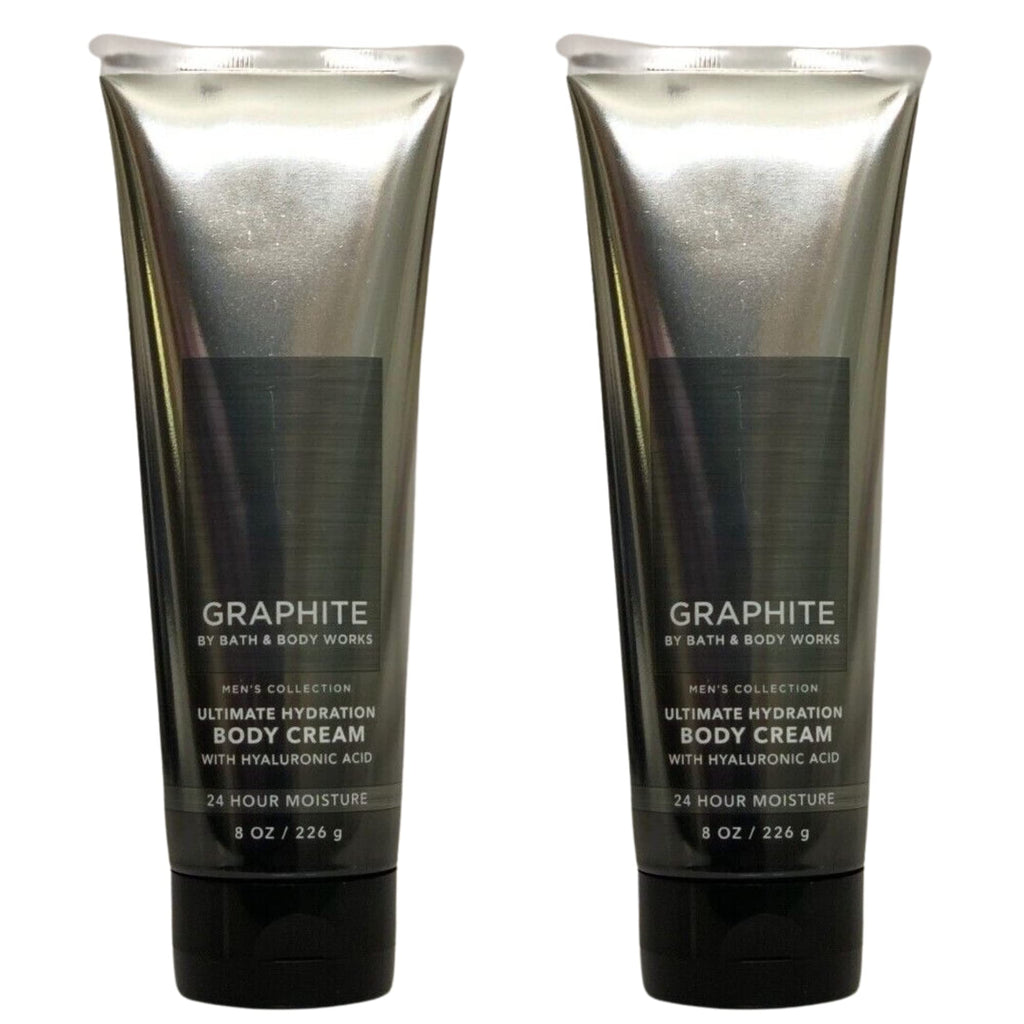 Bath & Body Works Graphite Gift Set – 2x 8oz Body Creams