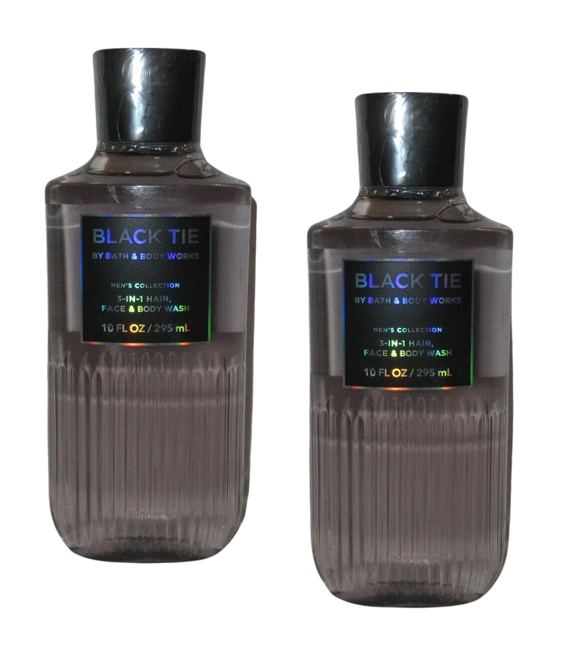 Bath & Body Works Men 3-in-1 Hair, Face & Body Wash – Black Tie Value Pack (2 x 10 oz)