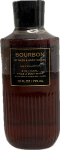 Bath & Body Works Men's Bourbon 3-in-1 Hair, Face & Body Wash – 10 oz