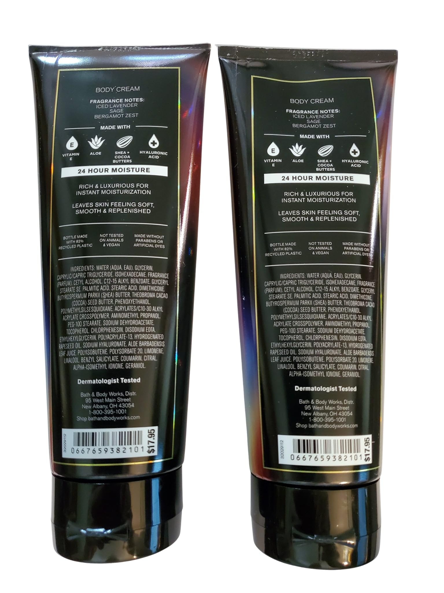 Bath & Body Works Men's To the Moon Ultimate Hydration Body Cream – 8 oz Pack of 2