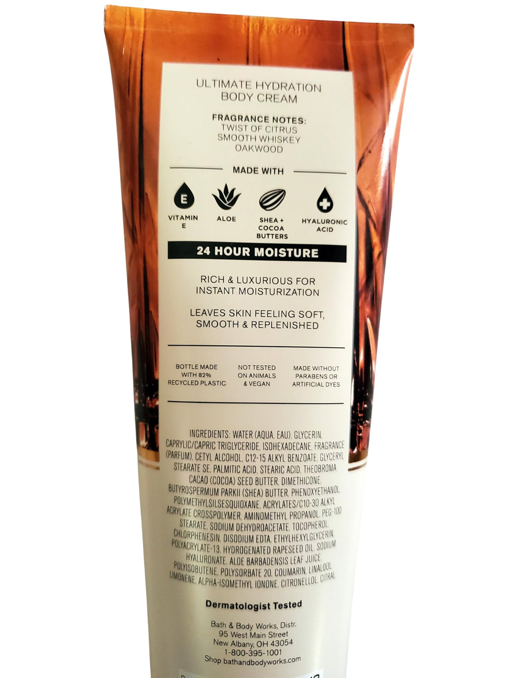 Bath & Body Works Men's Whiskey Toast Hydration Set – Ultimate Body Cream + 3-in-1 Wash (2 Piece)