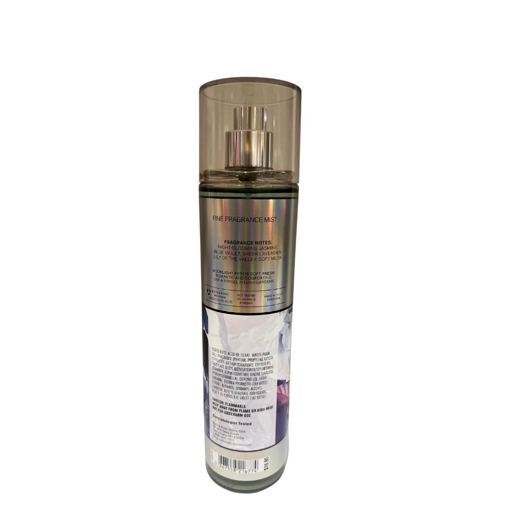 Bath & Body Works Moonlight Path Fine Fragrance Mist – Pack of 3 (8 oz each)