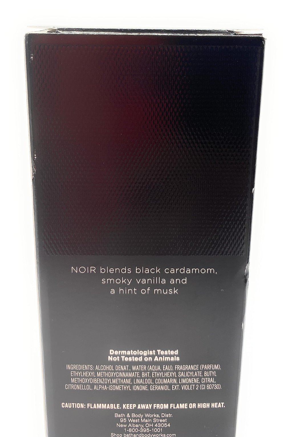 Bath & Body Works Noir Men's Fragrance Cologne Spray 3.4 oz – Eau de Cologne