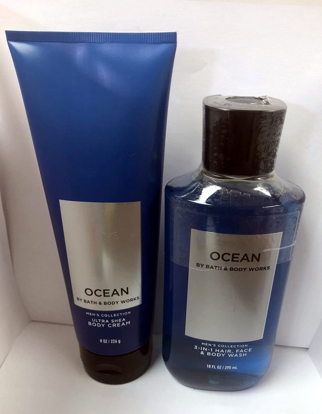 Bath & Body Works Ocean Men's Collection Ultra Shea Body Cream & 2-in-1 Hair & Body Wash