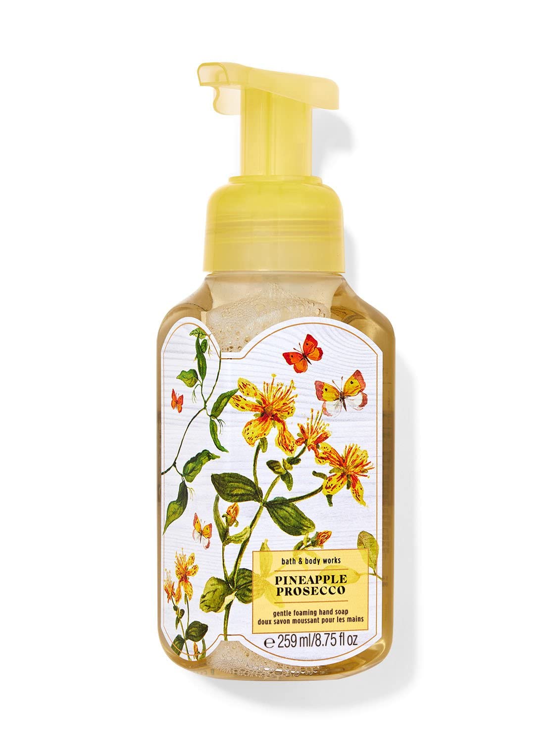 Bath & Body Works Pineapple Prosecco Gentle Foaming Hand Soap 8.75 oz, 2-Pack