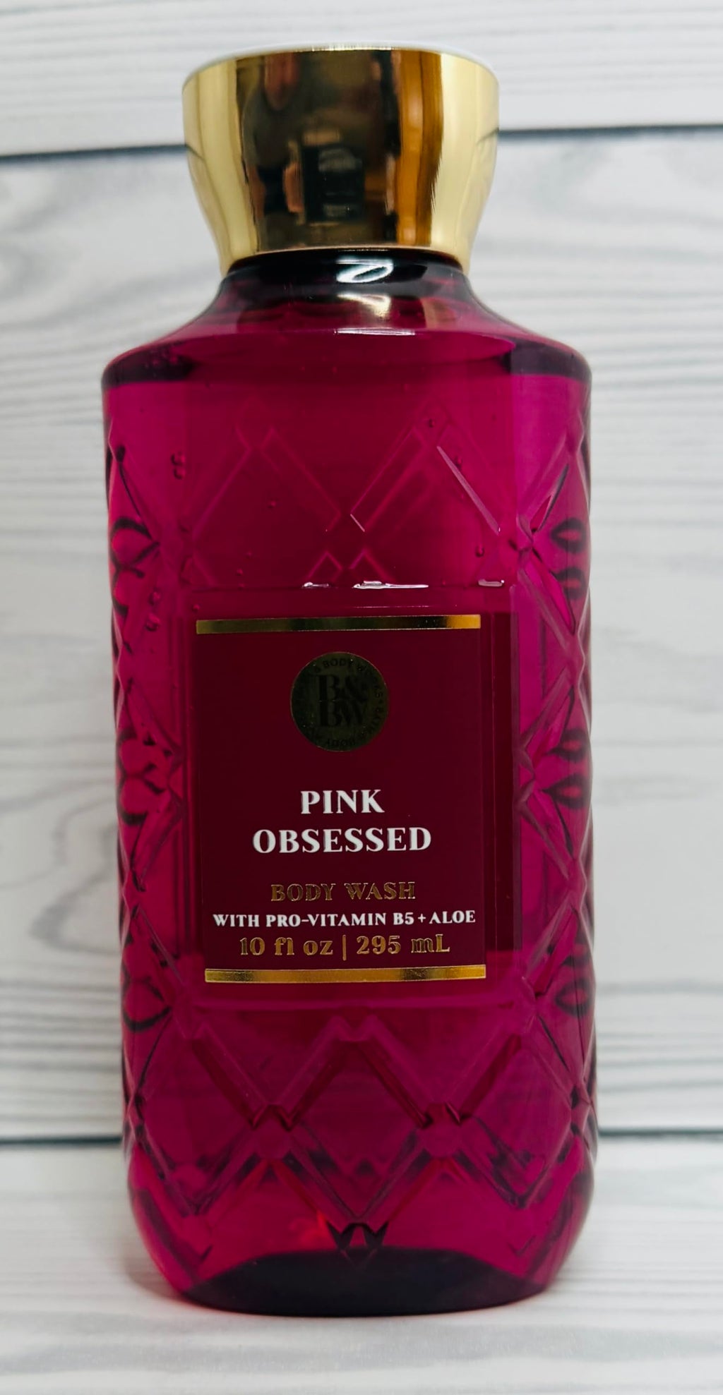 Bath & Body Works Pink Obsessed Wash – 10 oz Body Wash with Pro-Vitamin B5 & Aloe