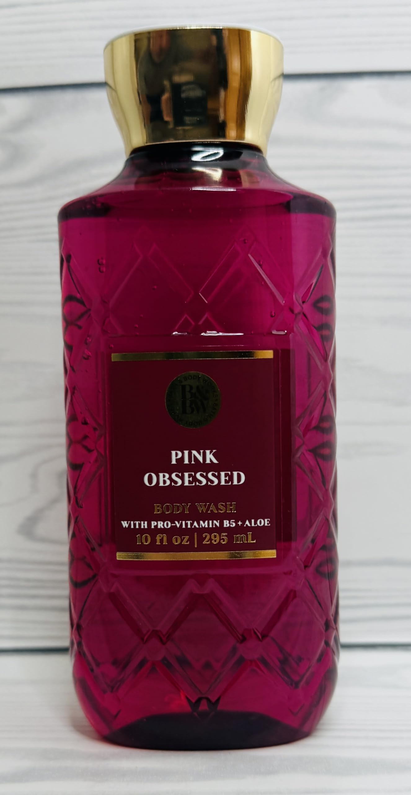 Bath & Body Works Pink Obsessed Wash – 10 oz Body Wash with Pro-Vitamin B5 & Aloe