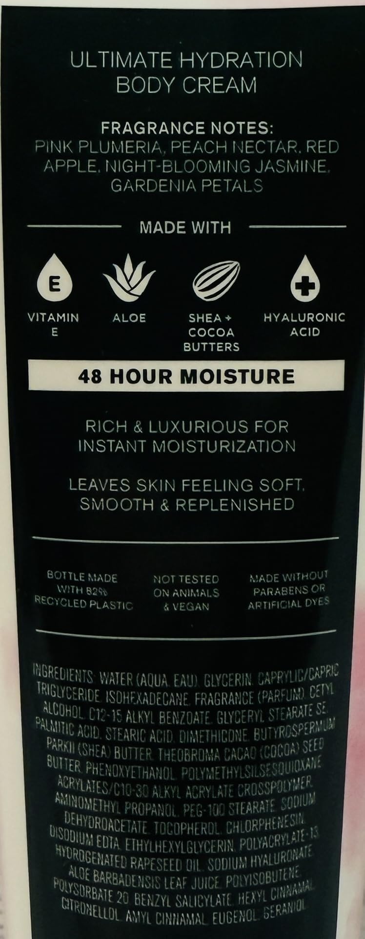 Bath & Body Works Womens Plumeria Ultimate Hydration Body Cream 8 Oz Duo Pack