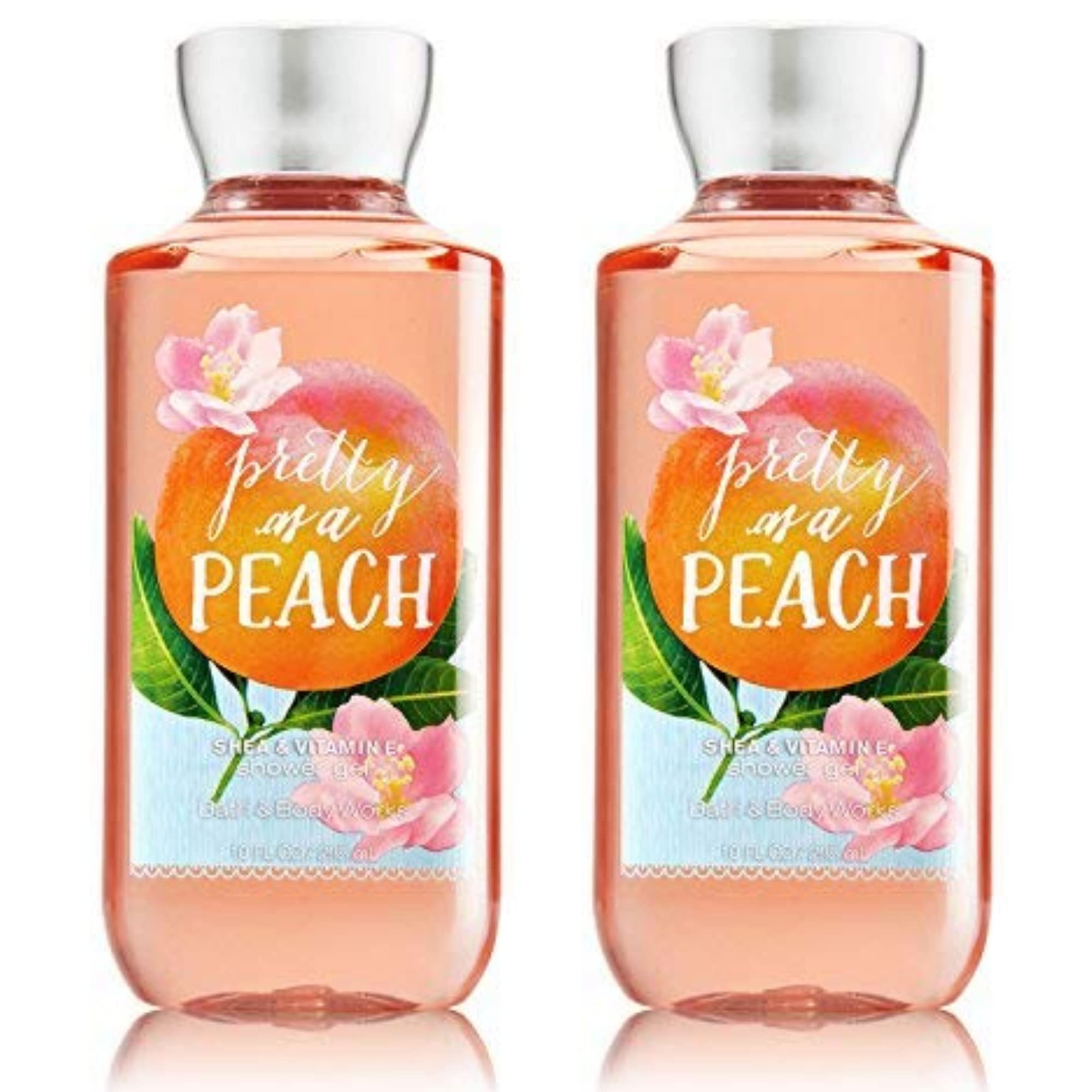 Bath & Body Works Pretty as a Peach Gift Set — 2 x 10 Fl Oz Shower Gel (Multicolor)
