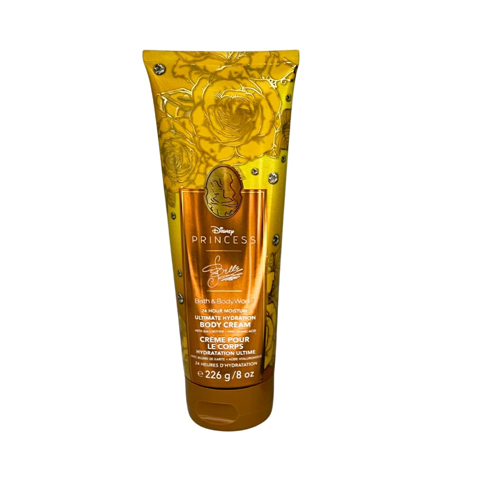 Bath & Body Works Princess Collection Belle & Tiana Ultimate Hydration Body Cream Gift Set – 2-Piece Limited Edition