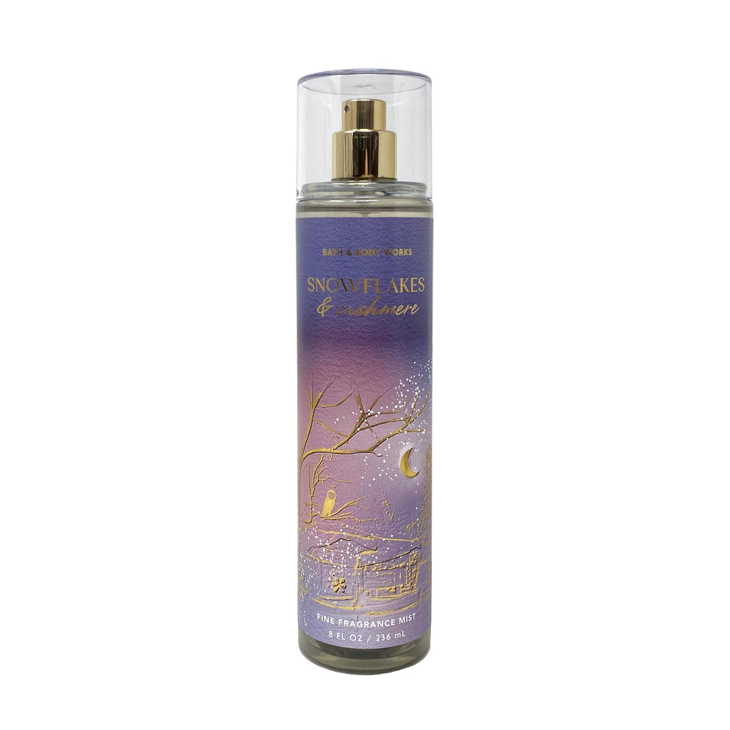 Bath & Body Works Snowflakes & Cashmere Daily Trio Gift Set – Shower Gel, Fine Fragrance Mist & Body Lotion