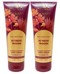 Bath & Body Works Sunrise Woods 2-Pack Ultra Shea Body Cream 8 oz