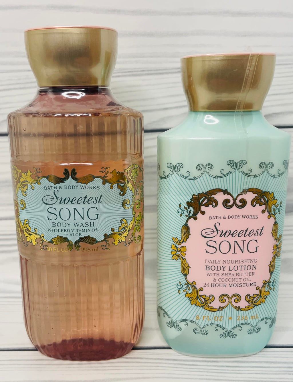 Bath & Body Works Body Sweetest Song Lotion & Gel Wash 2-Piece Set