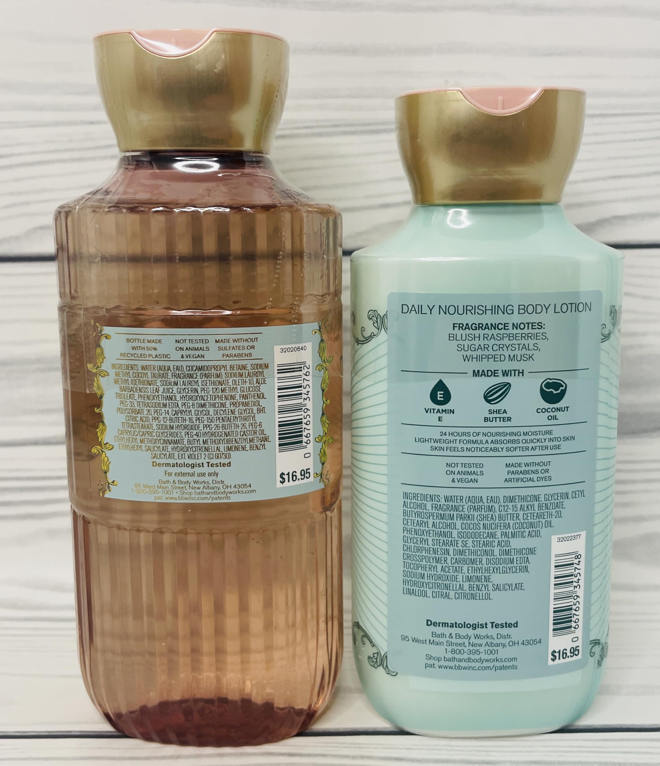 Bath & Body Works Body Sweetest Song Lotion & Gel Wash 2-Piece Set