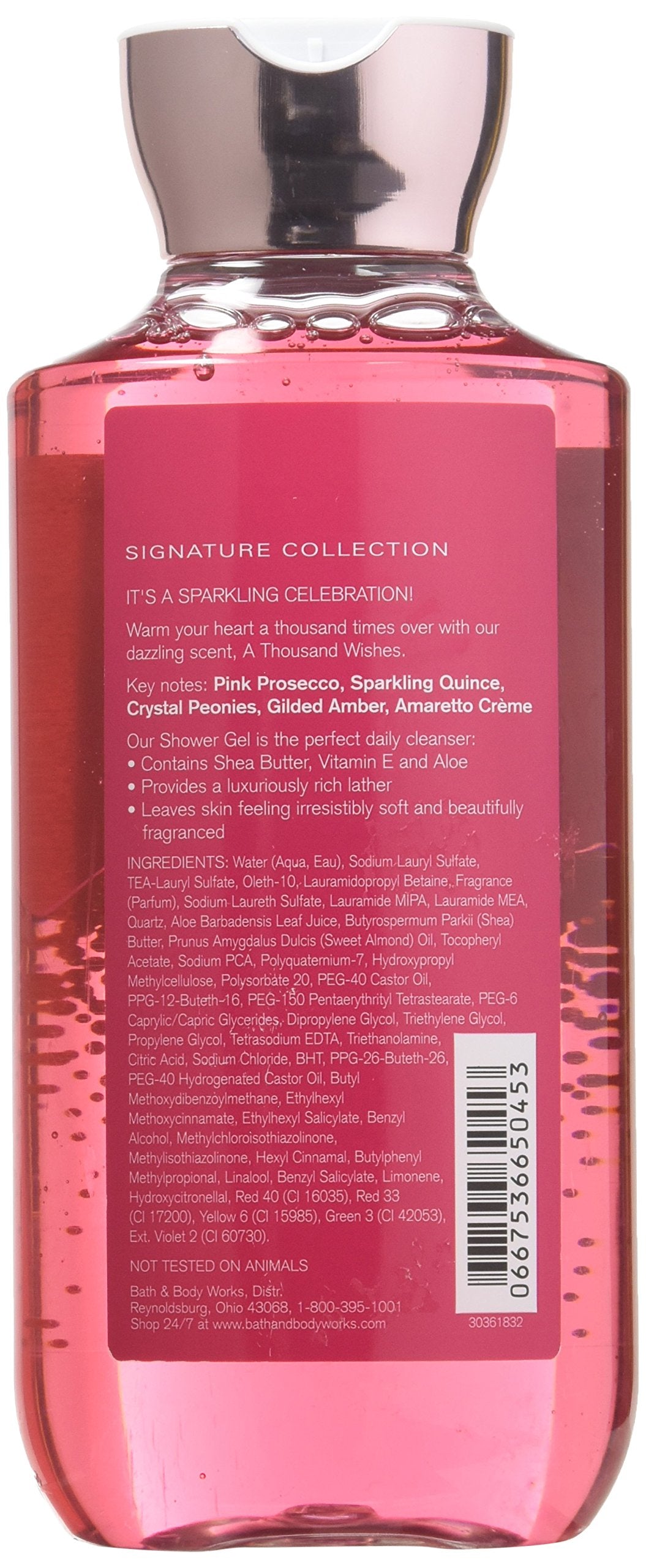 Bath & Body Works Signature Collection Shower Gel – A Thousand Wishes, 10 oz