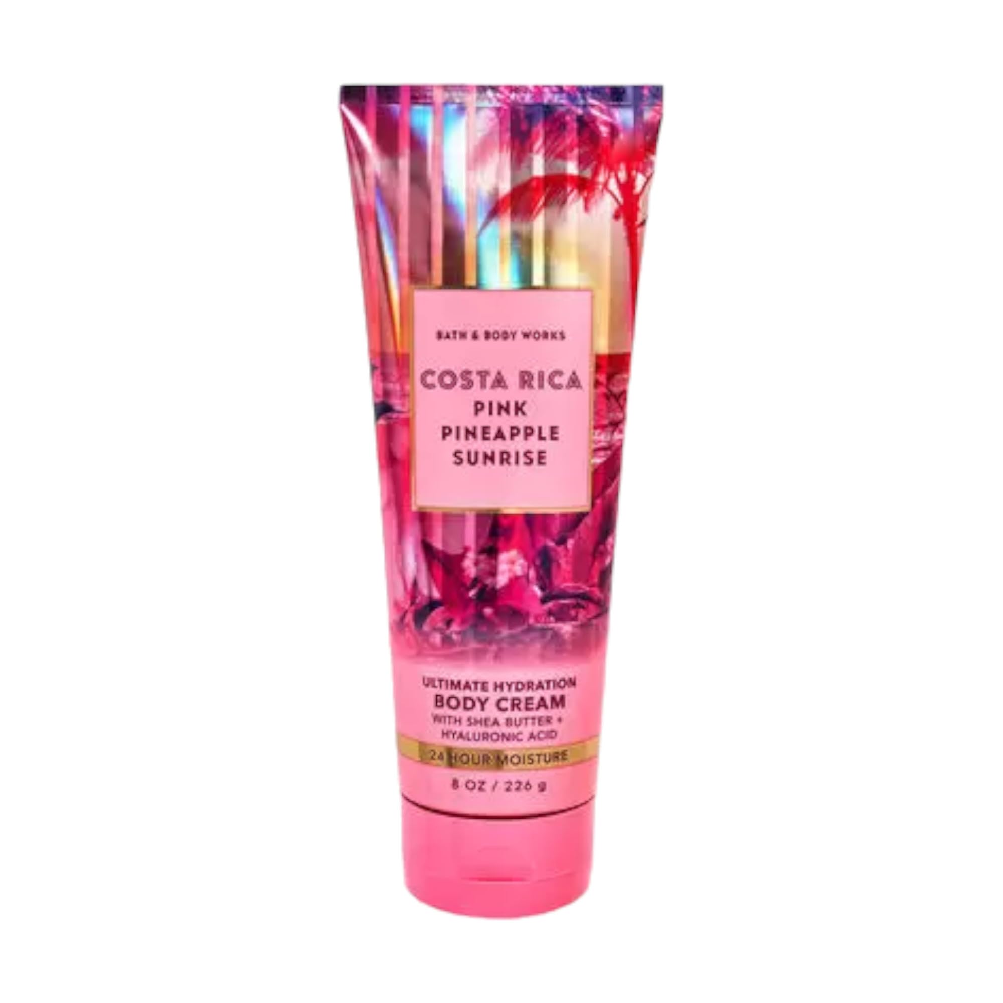 Bath & Body Works Ultimate Hydration Body Cream – Pink Pineapple Sunrise, 8 oz