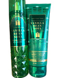 Bath & Body Works Vanilla Bean Noel Mist – Cream Packaging Gift Set