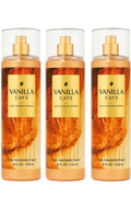 Bath & Body Works Vanilla Café Fine Fragrance Mist – 3 Pack (8 oz each) | Warm Vanilla, Espresso & Creamy Musk