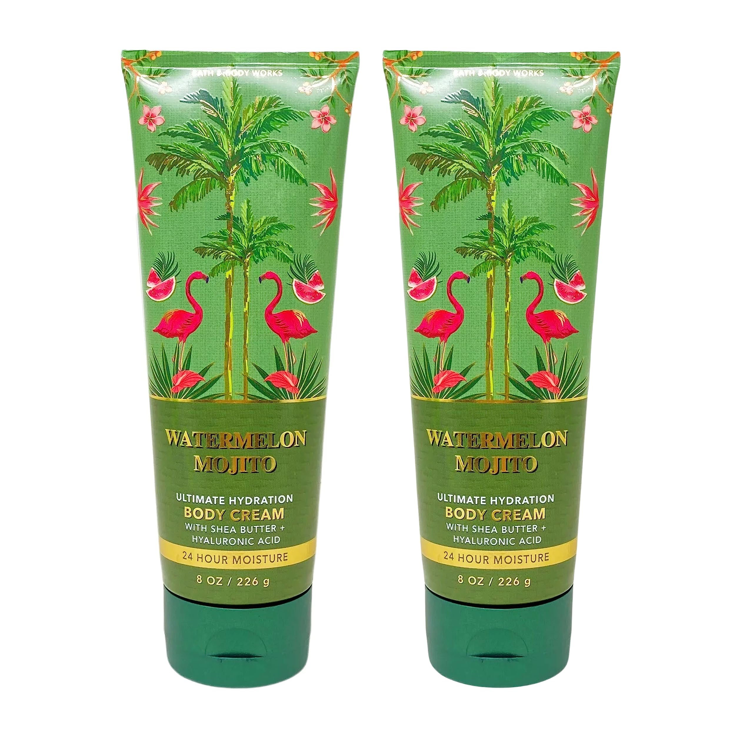 Bath & Body Works Ultimate Hydration Body Cream 2-Pack (Watermelon Mojito) – 8 oz Each