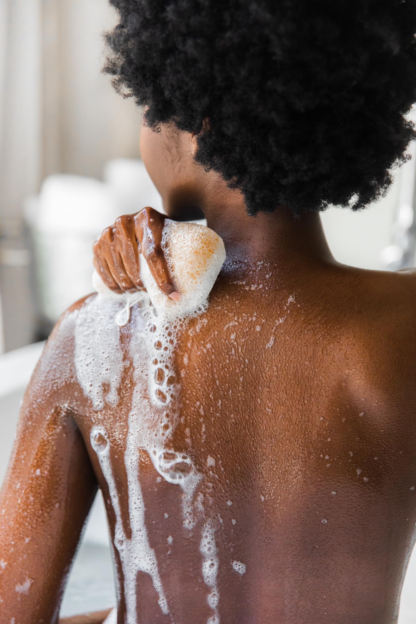 Bathorium Konjac Walnut Shell Sponge — Gentle Cleansing & Dual-Sided Exfoliation