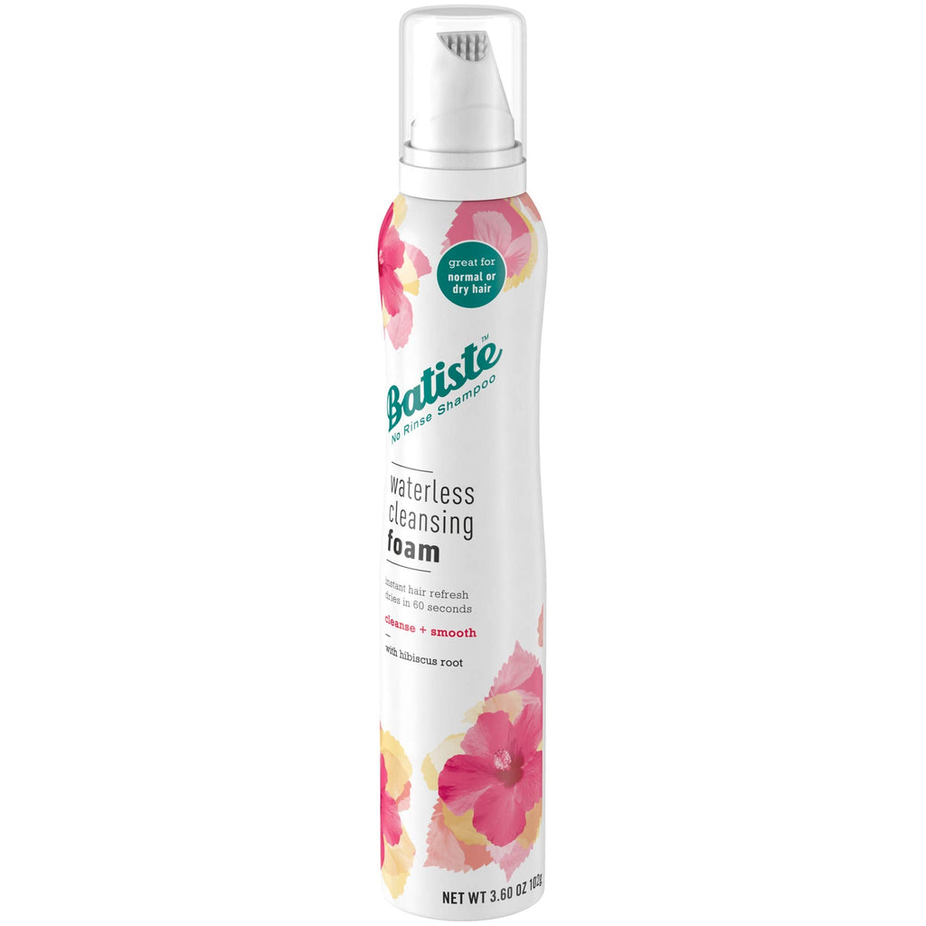 Batiste Waterless Foam Cleanse & Smooth with Hibiscus Root – 3.6 oz
