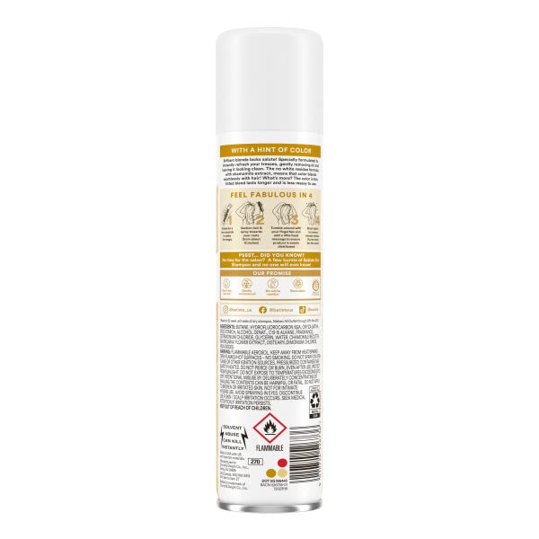 Batiste Dry Shampoo Blonde, 3.81 oz – Pack of 5 | Instant Refresh for Blondes