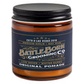 Battle Born Grooming Co Original Pomade – Medium Hold, Bay Rum, Water-Based (4 oz)