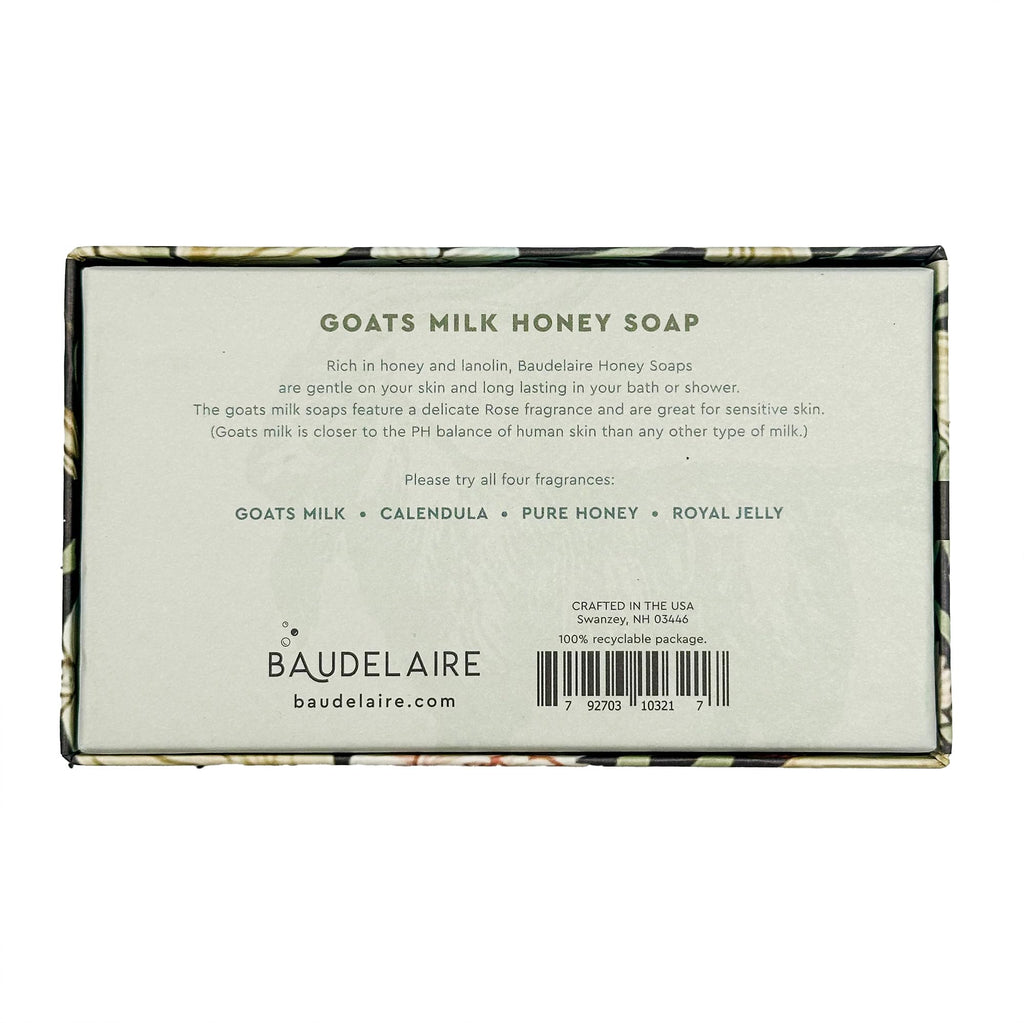 Baudelaire Honey Soap with Goat's Milk – 2 Bar Gift Set
