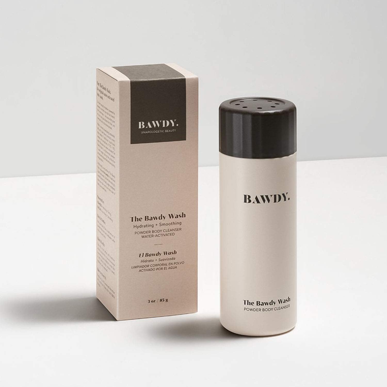 BAWDY The Wash – Lightweight Powder-to-Foam Body Wash | Vegan, Non-Toxic (3oz)