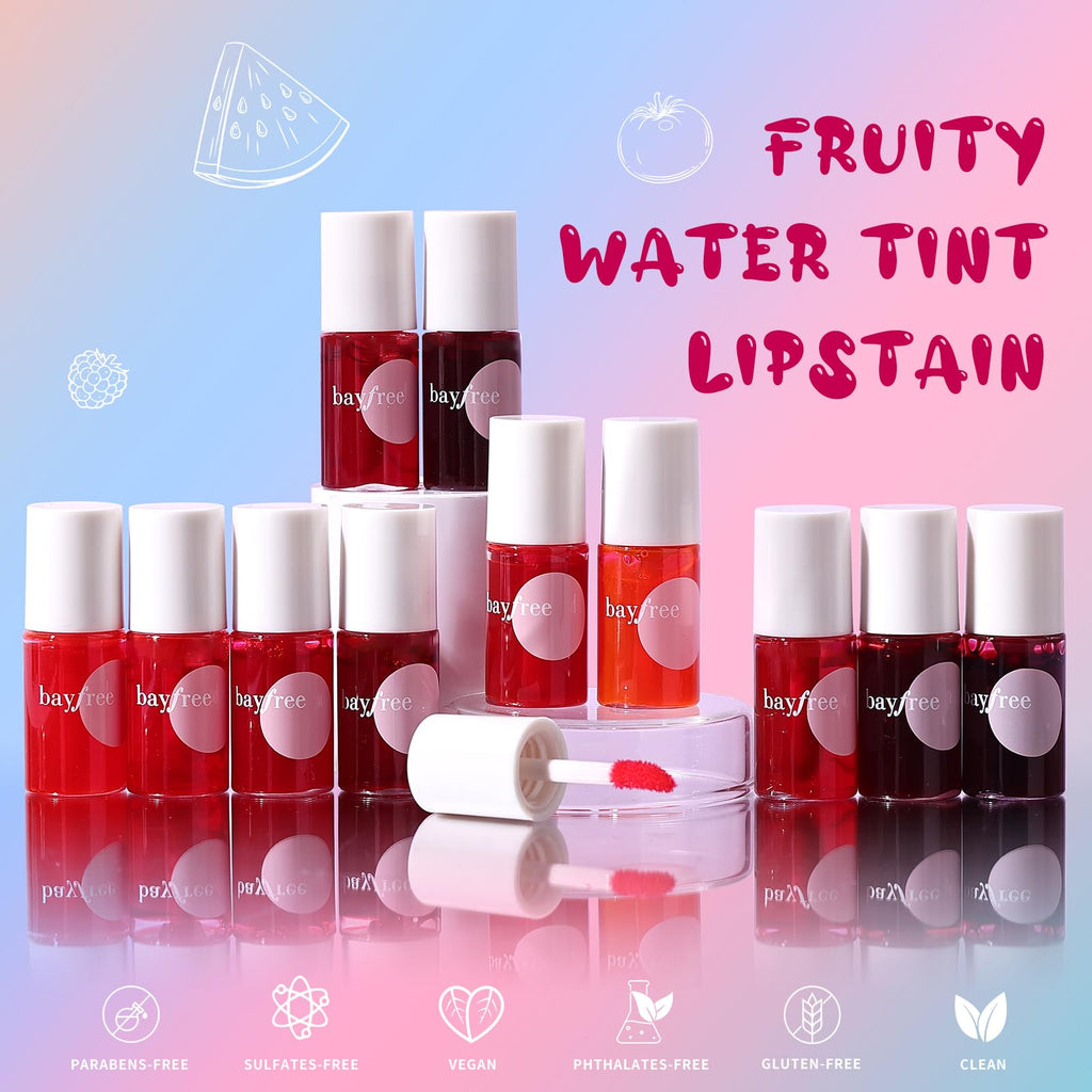bayfree Lip Tint Stain – Long-Lasting Korean Lip & Cheek Tint, Non-Sticky Waterproof Matte Finish