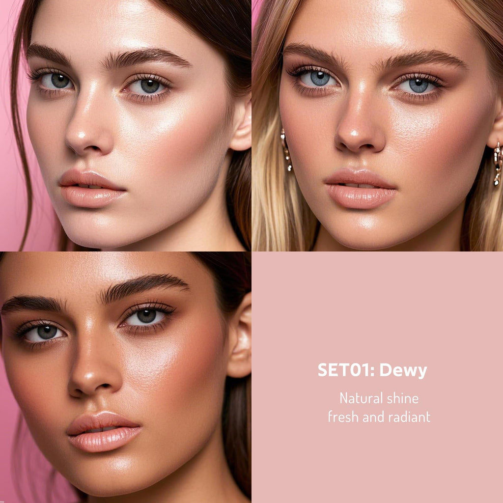 Bayfree Multi Cream Blush & Brush Set – Hydrating, Blendable Korean Cheek Makeup