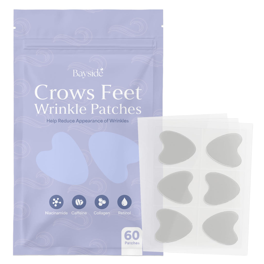 Bayside Crows Feet Patches – Retinol, Niacinamide & Collagen for Eyes & Forehead