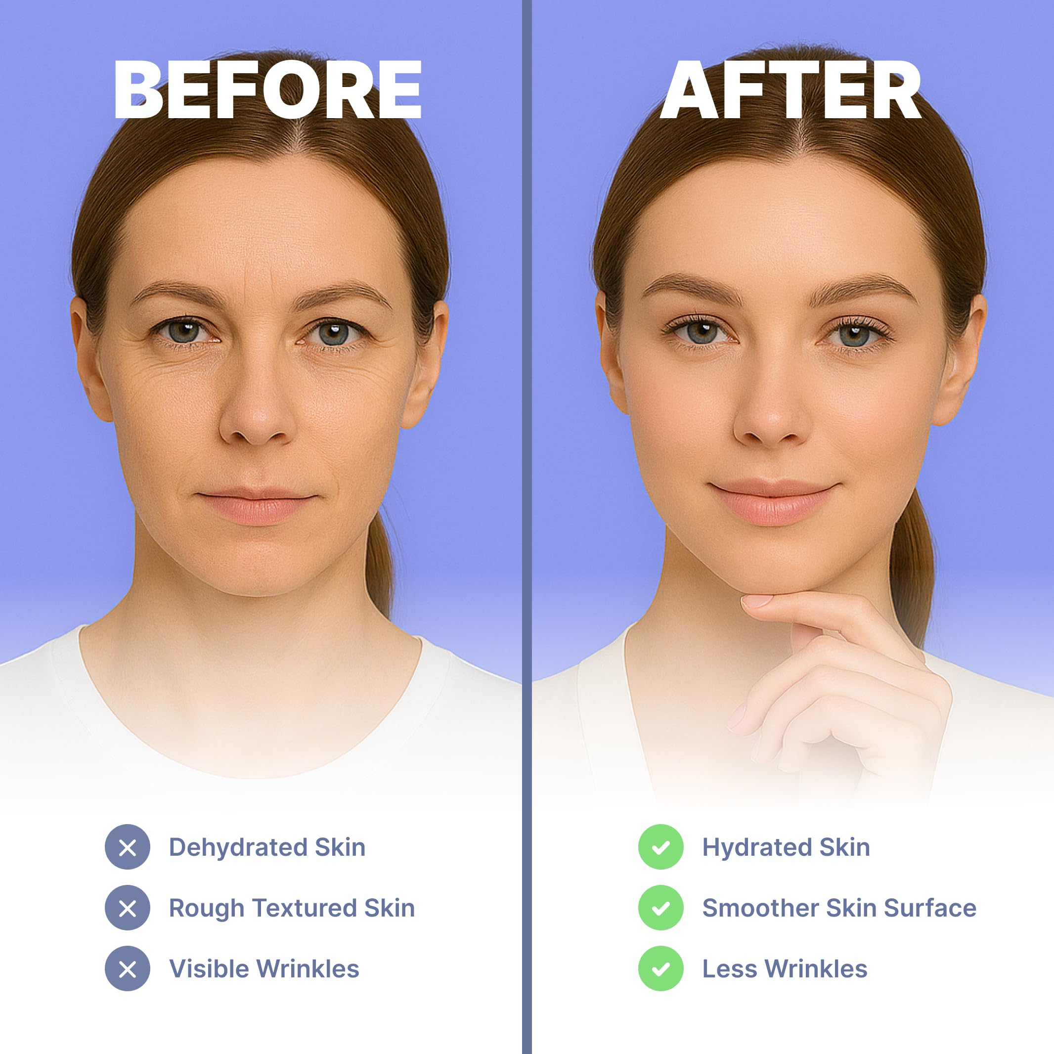 Bayside Crows Feet Patches – Retinol, Niacinamide & Collagen for Eyes & Forehead