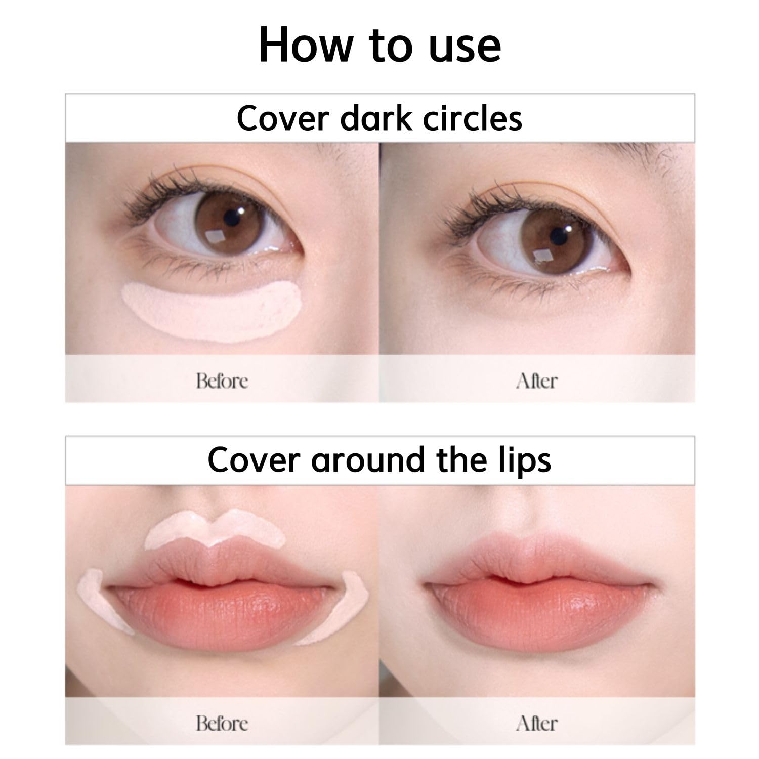 BBIA EAU Stay Concealer - All-Day Lightweight Natural Coverage with Spatula Applicator (17 FAIR, vegan Korean makeup)