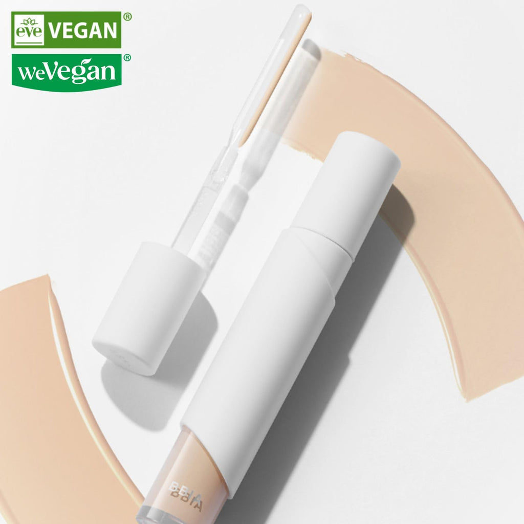 BBIA EAU Stay Concealer - All-Day Lightweight Natural Coverage with Spatula Applicator (17 FAIR, vegan Korean makeup)