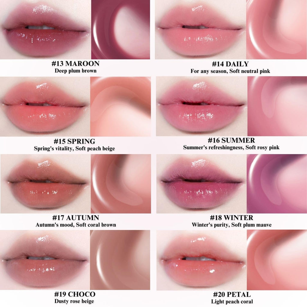 BBIA Glow Tint Lip Plumping Gloss – Vivid, Non-Sticky Lip Stain (16 Summer)