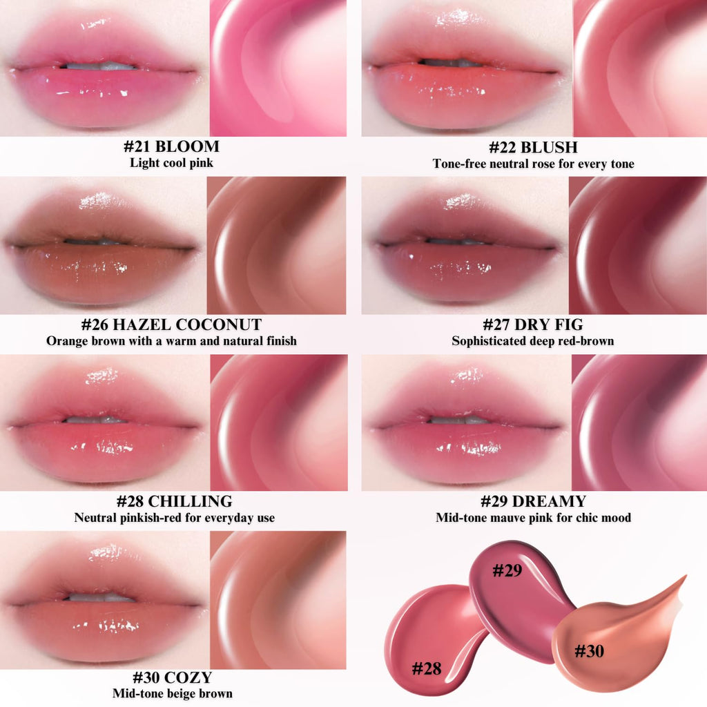 BBIA Glow Tint Lip Plumping Gloss – Vivid, Non-Sticky Lip Stain (16 Summer)