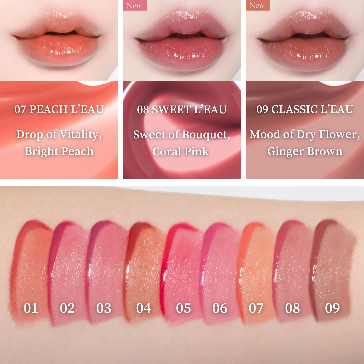 BBIA L’EAU Tint – Glossy Water Lip Stain | Lightweight, Non-Sticky, Long-Lasting Moisture
