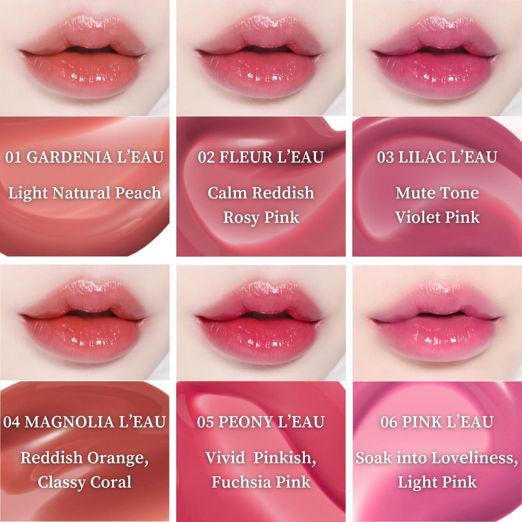 BBIA L’EAU Tint – Glossy Water Lip Stain | Lightweight, Non-Sticky, Long-Lasting Moisture